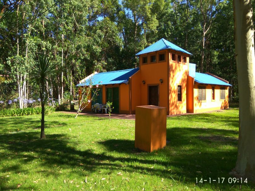 Casa Cabana De Troncos Y Piedra Fabulosa Vista Al Mar La